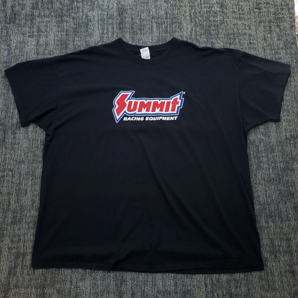 Vintage Logo Early 2000s Y2k Summit Racing T-shirt  (Size 4XL)